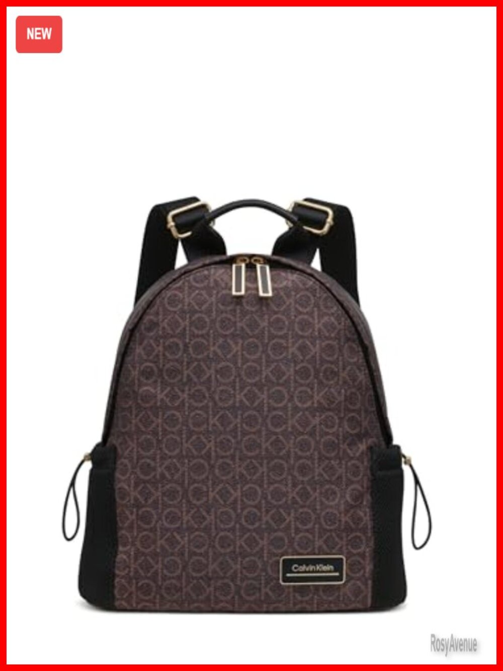 Calvin Klein Organizational Nylon Backpack with Multiple Pockets